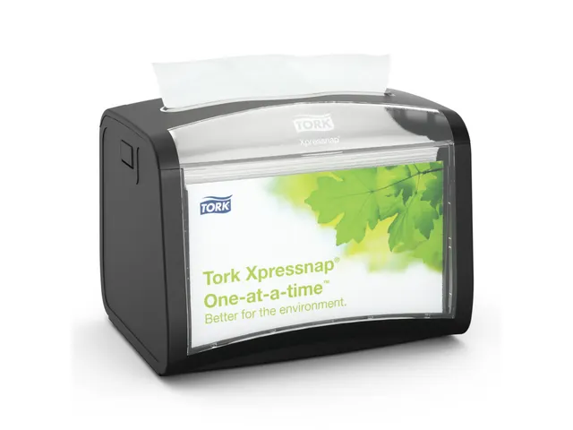 Distributeur de serviettes Xpressnap sur table N4 Signature Line noir