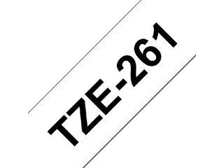 Labeltape Brother P-touch TZe-261 standaard 36mm zwart op wit - 2