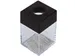 Paperclip Dispenser Rechthoekig 42x42x70mm Zwart/Transparant