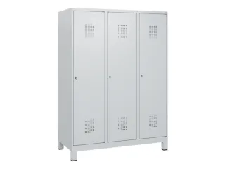 schoollocker,HxBxD 1630x1200x500mm,3vak,vak B 400mm,cil.-slot,voeten - 2