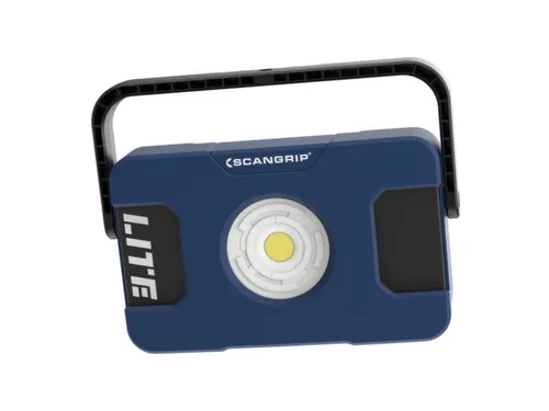 bouwlamp,behuizing kunststof,COB-led,1750-3500lumen,powerbank,support