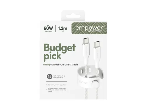 PanzerGlass empower by Racing 60W USB-C to USB-C Cable | USB 2.0