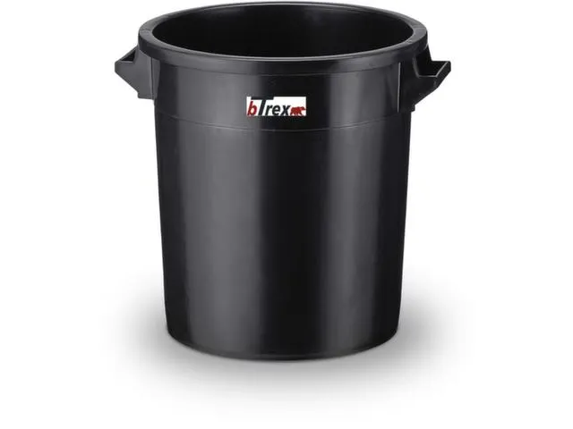 ton,HxØ 410x390mm,35l,HDPE,zwart