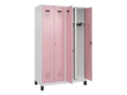locker voor scheiding van kleding,HxBxD 1950x1200x500mm,4vak