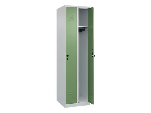 locker,HxBxD 1850x500x500mm,2vak,vak B 250mm,draaigrendel