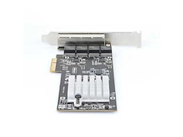 4-Poorts 2.5Gbps NBASE-T PCIe Netwerkkaart