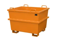 Universele Stortgoedbak Oranje Heftruck Kraantraverse 955x1040x1200mm