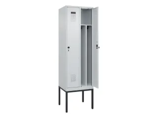 locker voor scheiding van kleding,HxBxD 2120x600x500mm,2vak - 1