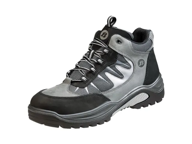 Bata Traxx 24 hoge S1P veiligheidsschoenen, SRA, grijs/zwart, maat 37,