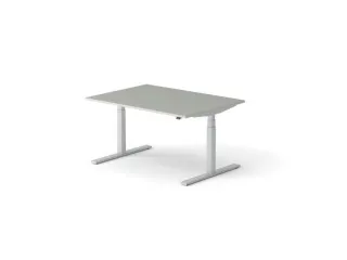 Elektrisch ihv bureau HxBxD 640-1300x1400x1000mm blad grijs - 1