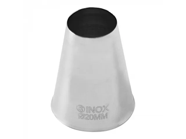 Spuitje rvs glad 17 Ø20mm