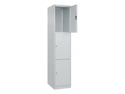 lockerkast,HxBxD 1850x400x500mm,1x3vakken,vak B 400mm,cil.-slot