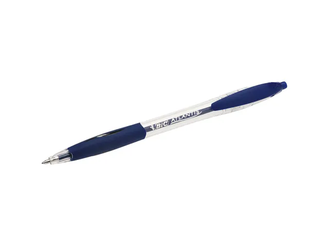 Balpen Bic Atlantis classic grip clic medium blauw