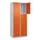 lockerkast,HxBxD 1850x800x500mm,2x3vakken,vak B 400mm,cil.-slot