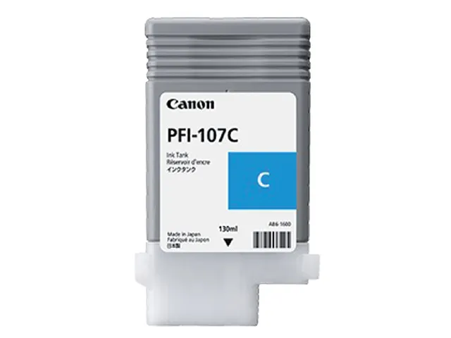 Inktcartridge Canon PFI-107 cyaan