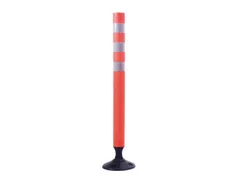 hoofdcilinder,m. platte kop,HxØ 1050x80mm,kunststof,roodoranje