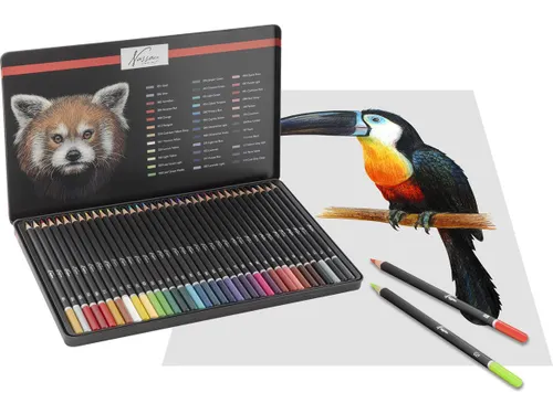 Nassau Fine Art Professionele Kleurpotloden blik 36-delig