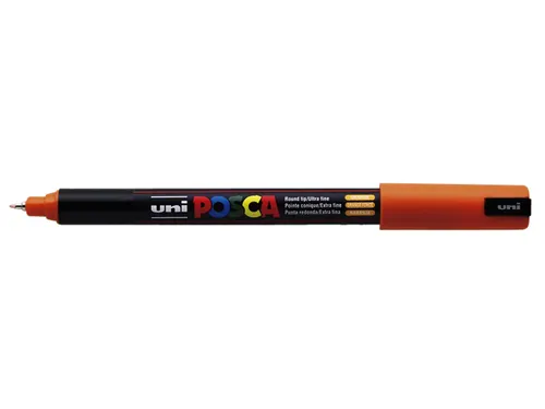 Verfstift Posca PC1MR Extra Fijne punt 0,7mm Donkeroranje