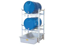Aftapstelling Bxdxh 990X700X1620Mm V. 2X200L Vaten M. Bak 220L
