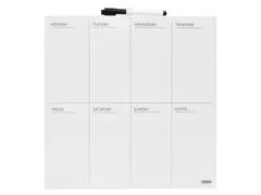 Planbord Desq week 35x35cm magnetisch