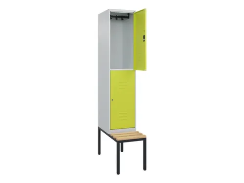 Dubbeldekse dekenkist,HxBxD 2120x400x815mm,1x2vak.,vak B 400mm