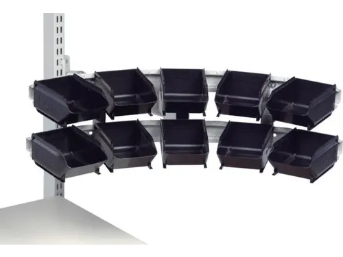 rail voor zichtbakken,HxB 54x770mm,m. zwenkarm