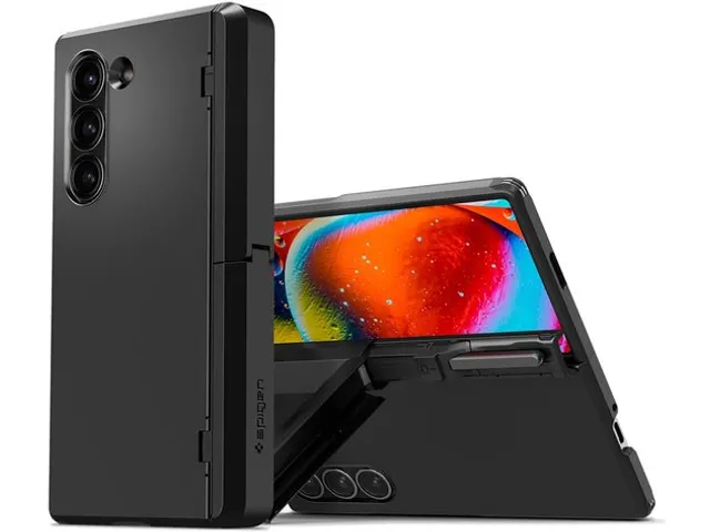 Spigen Case ACS07826 Galaxy Fold 2024 Tough Armor Pro zwart