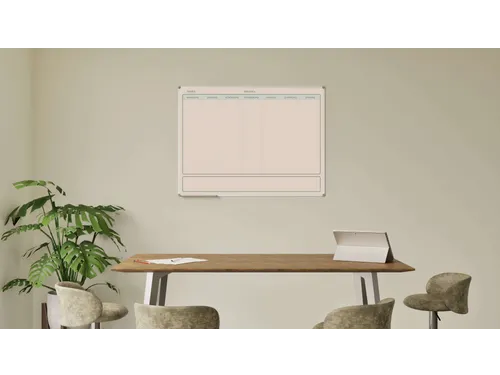 Weekplanner Elegance Nederlands softline profiel 8mm 90x120cm aluframe