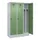 locker voor scheiding van kleding,HxBxD 1950x1200x500mm,3vak