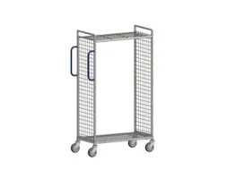 Verzamelwagen,Draagverm. 100Kg,2Etage(S),Draadgaasbodem,Verz.