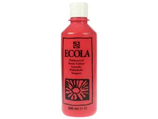 Plakkaatverf Ecola Flacon van 500 ml Scharlakenrood - 1