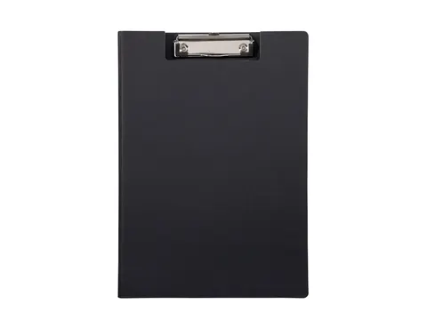 Klembordmap MAULbalance A4 versterkt karton rug 8mm zwart