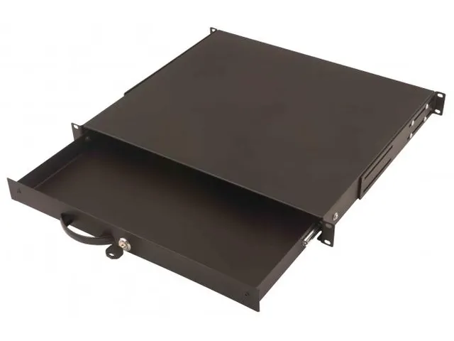 Toetsenbordsleuf En Documentlade Voor 483mm (19 Inch) Kasten Zwart