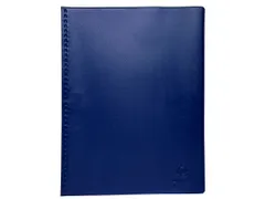 Protège-documents PVC - 30 vues - Vega opaque - A4 - Bleu