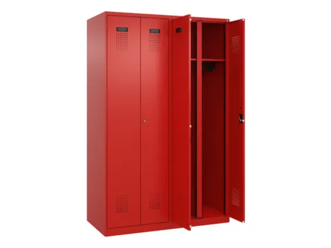 locker voor scheiding van kleding,HxBxD 1850x1200x500mm,4vak