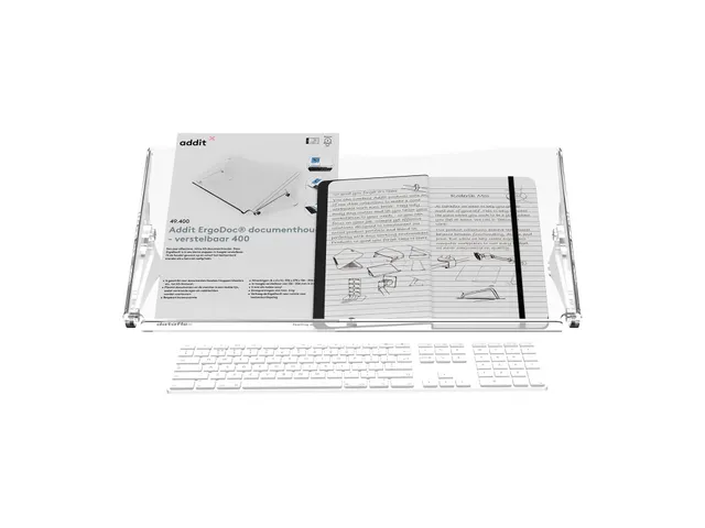 Documenthouder Ergodoc HV 400 A3 transparant acryl