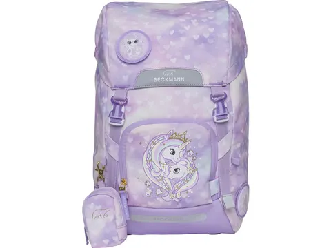 Schooltas Beckmann Classic Maxi Unicorn Princess Purple