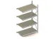 rayonnage grande largeur,rayonnage suivant,HxlxP 2500x1451x800mm