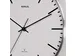 Wandklok MAUL Fly RC Ø305x45mm aluminium frame wit incl. batterij