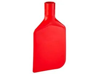 Hygiene flexibel spatelblad Rood met steelaansluiting 220mm - 1