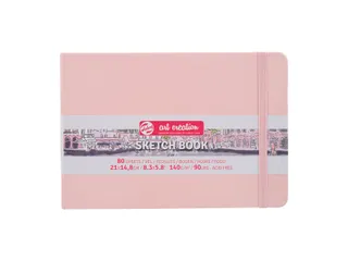 Schetsboek Talens Art Creation 80 witte vellen 140gr 210x150mm roze - 2