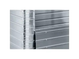 aluminium bakwagen,laadvl. LxB 1250x700mm,1050l,HxLxB 1400x1300x750mm - 3
