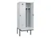 locker met bank,voor scheiding van kleding,HxBxD 2120x800x815mm,2vak
