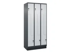armoire vestiaire Z HxlxP 1950x900x500mm larg. compart. 150/300mm