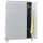 locker,RAL 7035,HxBxD 1850x1200x500mm,4vak,vak B 300mm,draaigrendel