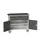 gereedschapswagen 965x1050x600mm antislip 2 laden+kast RAL7035+RAL7016