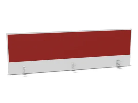 opzetpaneel,v. bureau,aanbouw achter,B 1800mm,Bl-wit,BN4011-rood