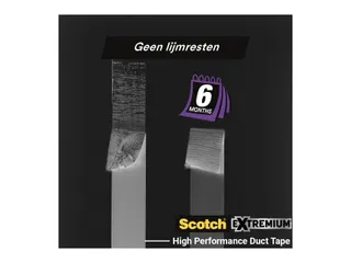 Plakband Scotch Extremium no residue duct tape 48mmx18.2m grijs - 4