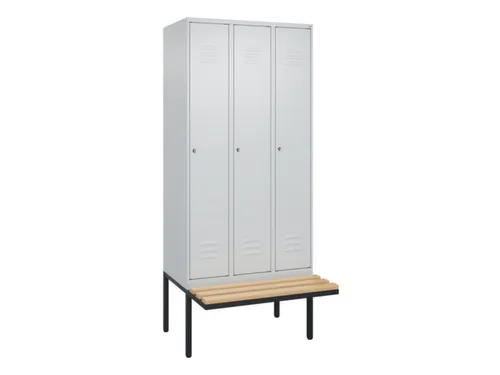locker voor scheiding van kleding,HxBxD 2120x900x815mm,3vak