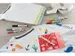 Marqueur textile Eberhard Faber 8pces en étui y compris gabarits 4en1